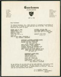 Guardsman Gala Invitation, May 5, 1966