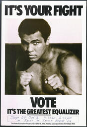 "It's Your Fight, Vote", circa 1970