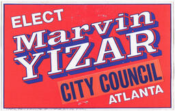 "Elect Marvin Yizar", circa 1985