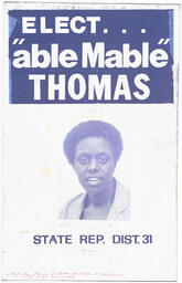 "Elect Able Mable Thomas", circa 1984