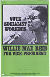 "Willie Mae Reid for Vice-President", 1976