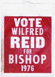 "Vote Wilfred Reid", 1976