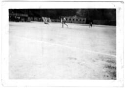 Baseball Player Throwing a Pitch, circa 1942