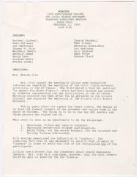 30th Anniversary Salute Planning Committee Minutes, February 21, 1990