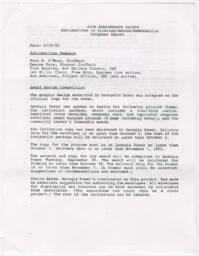 30th Anniversary Salute Subcommittee Progress Report, September 19, 1990