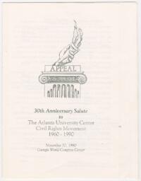 30th Anniversary Salute, Georgia World Congress Center, November 10, 1990