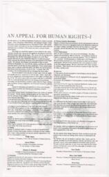 Appeal For Human Rights, circa 2000