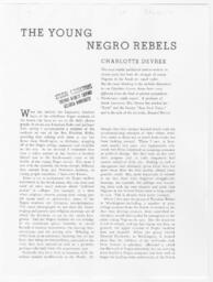 "The Young Negro Rebels", October 1961