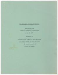 "The Immorality of Racial Segregation", April 19, 1960