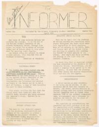 "The Informer" no.1, Published by AUC Student Committee, April 1960