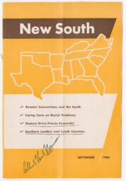 "New South", September 1960