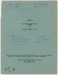 "A Survey of the Southern Student Sit-In Movement and Nationwide Student Activity", April 1960