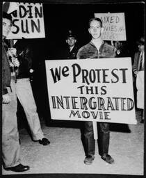 Integrated Movie Protest, circa 1960