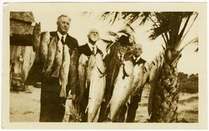 Group of Men with Fish, circa 1910