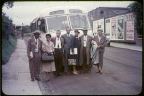 Levi and Jewell Terrill with a Group, circa 1955