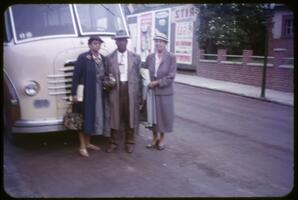 Levi and Jewell Terrill with a Woman, circa 1955