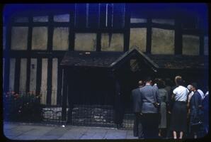 Group Outside the Shakespeare Hostelrie, circa 1955