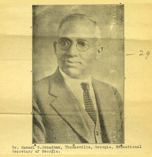 Dr. Samuel S. Broadnax, circa 1934