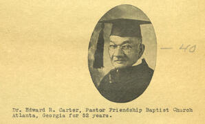 Dr. Edward R. Carter, circa 1934