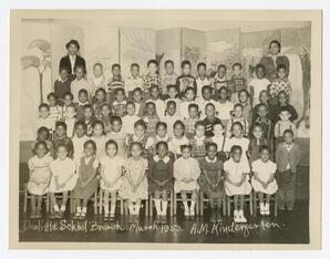 Doolittle School Branch- A.M. Kindergarten, March 1953