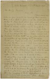 Correspondence, John Brown to Henry Thompson, May 15, 1851