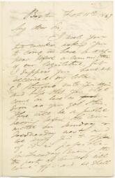 Correspondence, Franklin B. Sanborn to John Brown, February 11, 1857