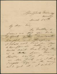 Correspondence, Franklin B. Sanborn to John Brown, March 25, 1857