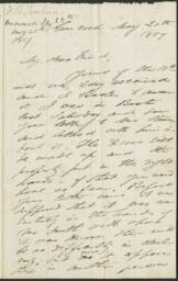 Correspondence, Franklin B. Sanborn to John Brown, May 20, 1857