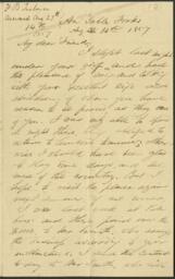 Correspondence, Franklin B. Sanborn to John Brown, August 14, 1857