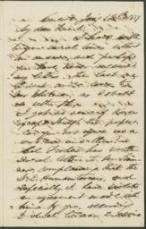 Correspondence, Franklin B. Sanborn to John Brown, January 12, 1858