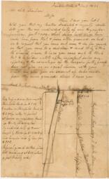 Correspondence and Map, John Brown to Seth Thompson, January 4, 1836