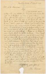 Correspondence, John Brown to Seth Thompson, April 4, 1836