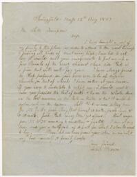 Correspondence, John Brown to Seth Thompson, August 12, 1847