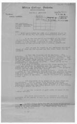 Correspondence and Photos from Africa College, Onitsha, February 18, 1949