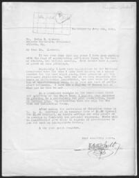 Correspondence Between Dr. Rufus E. Clement and E.G. O'Neil, 1953