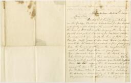 Correspondence, George Tate to Richard Parker, December 16, 1854