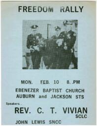 SNCC News Release and Flyer, January 9, 1964