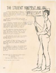 "The Student Movement and You", circa 1963