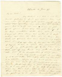 Correspondence to William Buck from Catherine Clarkson, June 11, 1797