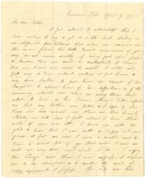 Correspondence to William Buck from Catherine Clarkson, April 7, 1799