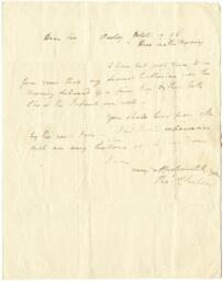 Correspondence to William Buck from Thomas Clarkson, October 19, 1796