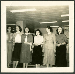 Anna Henderson with 5 Women, circa 1960