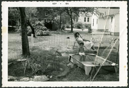 Anna and Wyonella Henderson, 1955