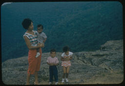 Anna Henderson and Children, circa 1965