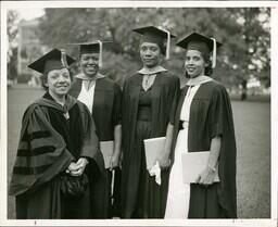 Virginia Lacy Jones and Graduates, 1955