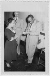 Virginia Lacy Jones at a Library School Event, circa 1956