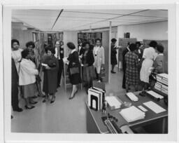 People at Library School Event, circa 1955