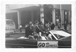 Broadcast Team at Braves Pennant Rally, circa 1969