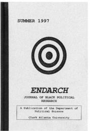 Endarch: Journal of Black Political Research Vol. 1997, No. 2 Summer 1997