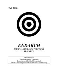 Endarch: Journal of Black Political Research Vol. 2018, No. 2 Fall 2019